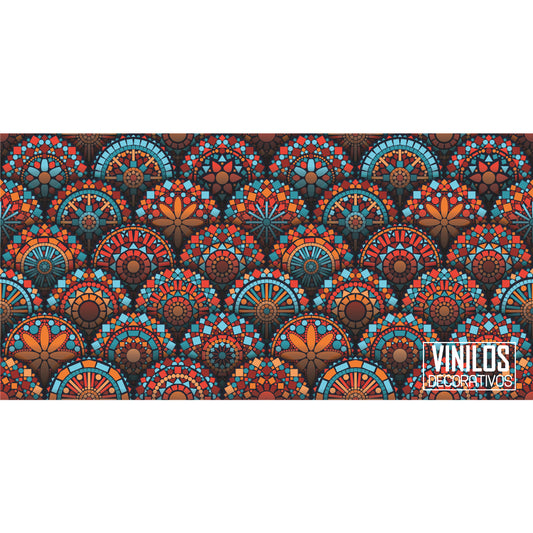 Salpicadero mandala colorido