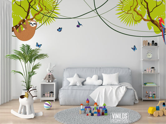 Bosque perezoso y lapa