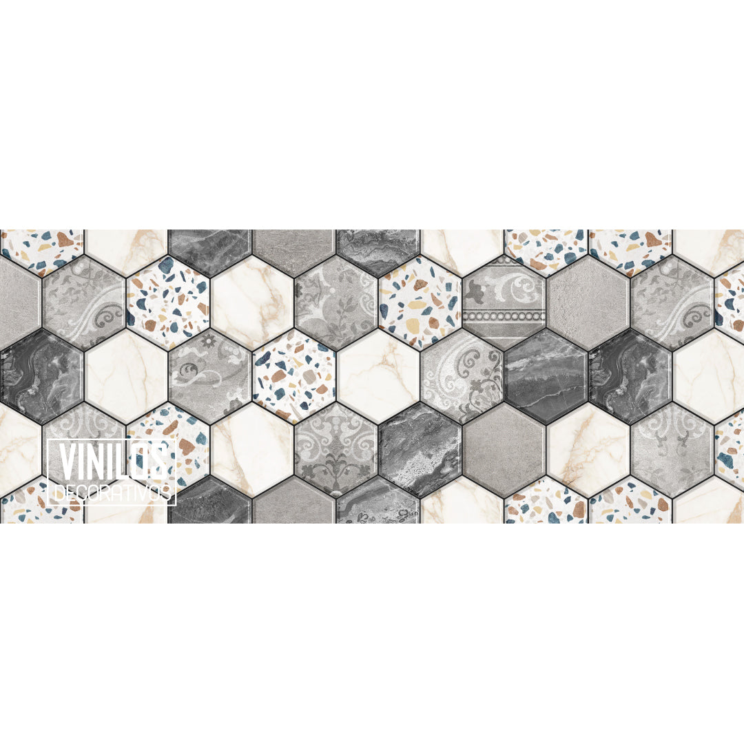 Salpicadero Mosaicos Hexagonales