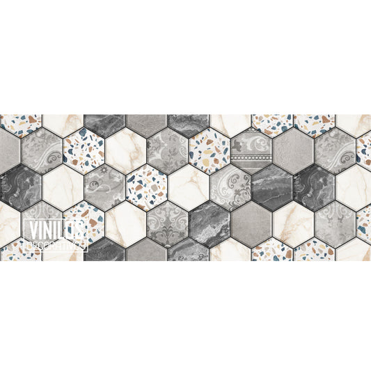 Salpicadero Mosaicos Hexagonales